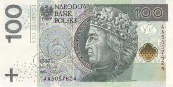 Обновление польских банкнот номиналом 100 злотых